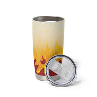 Japanese Kaen Pattern Tumbler Cup Flame Pillar Blazing Lion Heart - Polynesian Pride