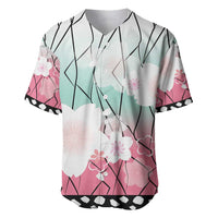 Japanese Kocho Pattern Baseball Jersey Insect Pillar Butterfly Flower Fairy - Polynesian Pride