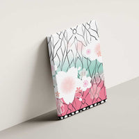 Japanese Kocho Pattern Canvas Wall Art Insect Pillar Butterfly Flower Fairy - Polynesian Pride