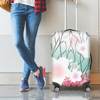 Japanese Kocho Pattern Luggage Cover Insect Pillar Butterfly Flower Fairy - Polynesian Pride
