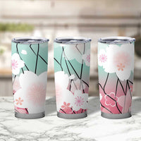 Japanese Kocho Pattern Tumbler Cup Insect Pillar Butterfly Flower Fairy - Polynesian Pride
