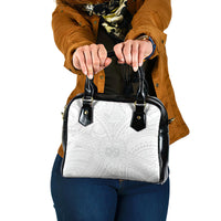 Samoa Lotu Tamaiti Shoulder Handbag Polynesian White Sunday Simple LT9 One Size White - Polynesian Pride