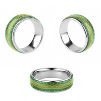 Hawaii Lei with Tribal Quilt Motif Classic Ring LT9 - Polynesian Pride