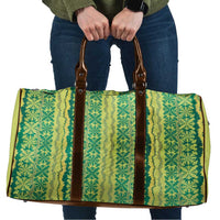 Hawaii Lei with Tribal Quilt Motif Travel Bag - Polynesian Pride