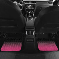 Pink Silver Fern Spirit Taniko Tukutuku Personalised Car Mats