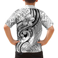 Hawaii Plumeria Lokelani Pikake Lei Family Matching Puletasi and Hawaiian Shirt Ele'ele Polynesian Tattoo LT9 - Polynesian Pride