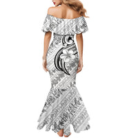 Hawaii Plumeria Lokelani Pikake Lei Mermaid Dress Ele'ele Polynesian Tattoo