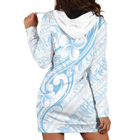 Hawaii Plumeria Lokelani Pikake Lei Hoodie Dress Uliuli Polynesian Tattoo LT9 - Polynesian Pride