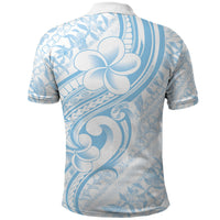 Hawaii Plumeria Lokelani Pikake Lei Polo Shirt Uliuli Polynesian Tattoo