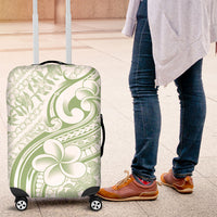 Hawaii Plumeria Lokelani Pikake Lei Luggage Cover Oma'oma'o Polynesian Tattoo LT9 Green - Polynesian Pride