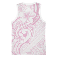 Hawaii Plumeria Lokelani Pikake Lei Basketball Jersey Poni Mama Polynesian Tattoo LT9 - Polynesian Pride