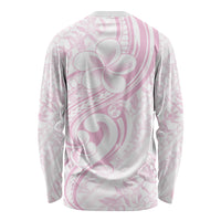 Hawaii Plumeria Lokelani Pikake Lei Long Sleeve Shirt Poni Mama Polynesian Tattoo LT9 - Polynesian Pride