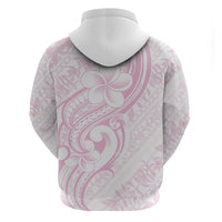 Hawaii Plumeria Lokelani Pikake Lei Zip Hoodie Poni Mama Polynesian Tattoo LT9 - Polynesian Pride
