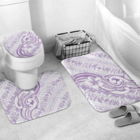 Hawaii Plumeria Lokelani Pikake Lei Bathroom Set Poni Polynesian Tattoo