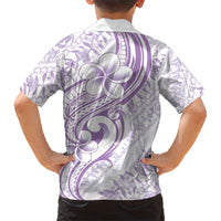Hawaii Plumeria Lokelani Pikake Lei Kid Hawaiian Shirt Poni Polynesian Tattoo LT9 - Polynesian Pride