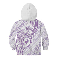 Hawaii Plumeria Lokelani Pikake Lei Kid Hoodie Poni Polynesian Tattoo LT9 - Polynesian Pride