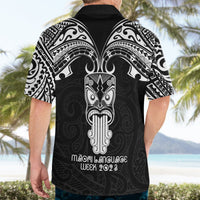 New Zealand Te Reo Maori Hawaiian Shirt Kia Kaha Maori Language Week Black Style LT9 - Polynesian Pride