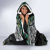 Personalised Maori Manaia Hooded Blanket New Zealand Tribal Hei Matau Papua Shell