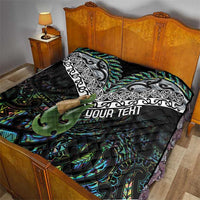 Personalised Maori Manaia Quilt New Zealand Tribal Hei Matau Papua Shell LT9 - Polynesian Pride