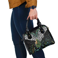 Personalised Maori Manaia Shoulder Handbag New Zealand Tribal Hei Matau Papua Shell LT9 - Polynesian Pride