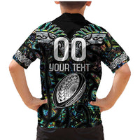 Custom New Zealand Family Matching Mermaid Dress and Hawaiian Shirt Maori Rugby Tattoo Papua Shell LT9 - Polynesian Pride