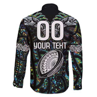 Custom New Zealand Family Matching Short Sleeve Bodycon Dress and Hawaiian Shirt Maori Rugby Tattoo Papua Shell LT9 - Polynesian Pride
