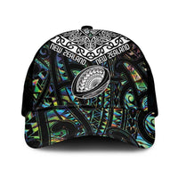 New Zealand Mesh Trucker Cap Maori Rugby Tattoo Papua Shell LT9 One Size Black Green - Polynesian Pride
