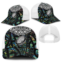 New Zealand Mesh Trucker Cap Maori Rugby Tattoo Papua Shell LT9 - Polynesian Pride