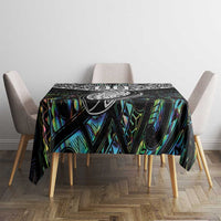 Custom New Zealand Tablecloth Maori Rugby Tattoo Papua Shell LT9 - Polynesian Pride