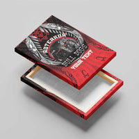 Aotearoa Bulldog Personalised Canvas Wall Art Maori Kowhaiwhai Motif