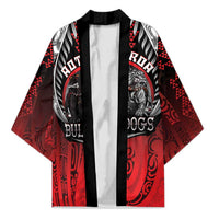 Aotearoa Bulldog Personalised Kimono Maori Kowhaiwhai Motif - Polynesian Pride