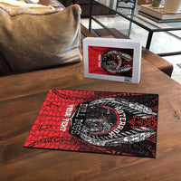 Aotearoa Bulldog Personalised Puzzle Maori Kowhaiwhai Motif - Polynesian Pride