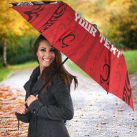 Aotearoa Bulldog Personalised Umbrella Maori Kowhaiwhai Motif - Polynesian Pride