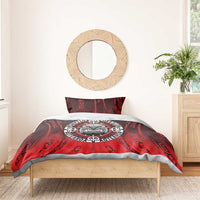 Aotearoa Bulldog Bedding Set New Zealand Kowhaiwhai Tribal