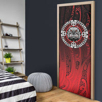 Aotearoa Bulldog Door Cover New Zealand Kowhaiwhai Tribal - Polynesian Pride