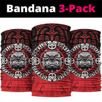 Aotearoa Bulldog Neck Gaiter New Zealand Kowhaiwhai Tribal - Polynesian Pride