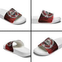 Aotearoa Bulldog Slide Sandals New Zealand Kowhaiwhai Tribal - Polynesian Pride