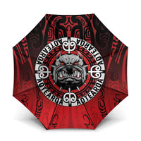 Aotearoa Bulldog Umbrella New Zealand Kowhaiwhai Tribal - Polynesian Pride