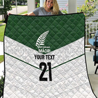 Custom New Zealand Maori Niho Taniwha Quilt