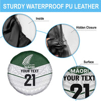 Custom New Zealand Maori Niho Taniwha Spare Tire Cover