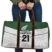 Custom New Zealand Maori Niho Taniwha Travel Bag - Polynesian Pride