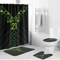 Custom New Zealand Maori Koru Koiri Motif Bathroom Set - Polynesian Pride