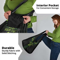 Custom New Zealand Maori Koru Koiri Motif Grocery Bag