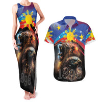 Philippines Lion and Eagle 1898 Couples Matching Tank Maxi Dress and Hawaiian Shirt Pilipinas Maligayang Araw ng Kalayaan