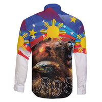 Philippines Lion and Eagle 1898 Family Matching Tank Maxi Dress and Hawaiian Shirt Pilipinas Maligayang Araw ng Kalayaan