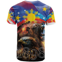 Philippines Lion and Eagle 1898 T Shirt Pilipinas Maligayang Araw ng Kalayaan