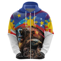 Philippines Lion and Eagle 1898 Zip Hoodie Pilipinas Maligayang Araw ng Kalayaan