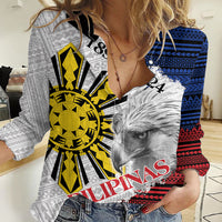 Philippines 126th Independence Day Women Casual Shirt Pilipinas Hunyo 12 Maligayang Araw ng Kalayaan