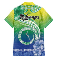 Malpampa Vanuatu Family Matching Short Sleeve Bodycon Dress and Hawaiian Shirt Hibiscus Sand Drawing with Pacific Pattern LT9 - Polynesian Pride