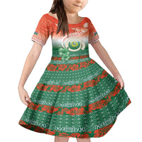 Penama Vanuatu Family Matching Mermaid Dress and Hawaiian Shirt Hibiscus Sand Drawing with Pacific Pattern LT9 Daughter's Dress Red Art - Polynesian Pride